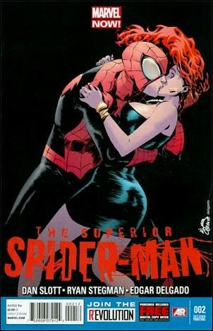 Superior Spider-Man (2013) issue 2-C Ryan Stegman Blue Cover (2nd Printing)