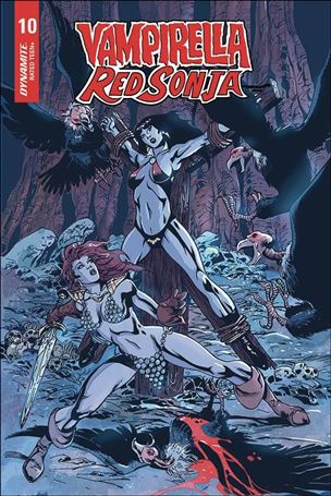 Vampirella / Red Sonja issue 10-F Roberto Castro Cover