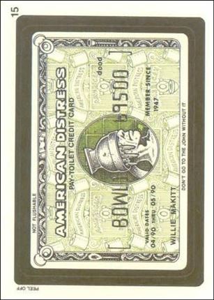 Wacky Packages (Base Set) card 15 American Distress