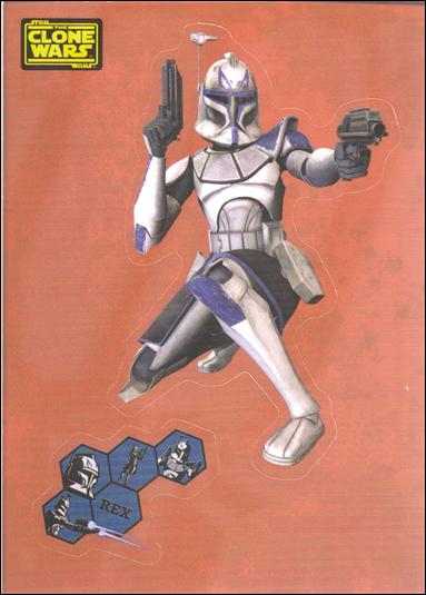 Star Wars: The Clone Wars Trading Card Stickers (Base Set) card 22 Clone Captain Rex