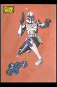 Star Wars: The Clone Wars Trading Card Stickers (Base Set) card 22 Clone Captain Rex