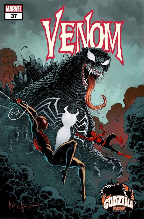 Venom (2022) issue 37-B Dave Wachter Godzilla Cover