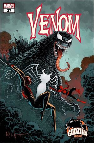 Venom (2022) issue 37-B Dave Wachter Godzilla Cover
