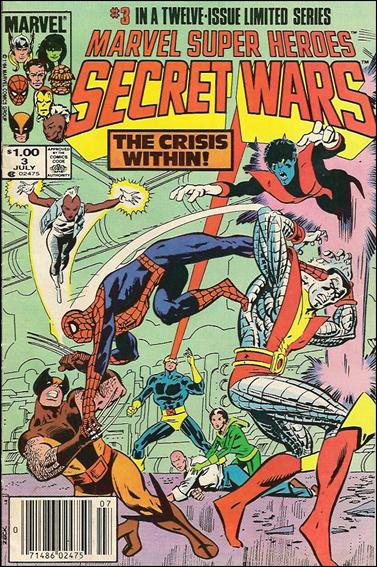 Marvel Super Heroes Secret Wars issue 3-B Canadian Price Cover