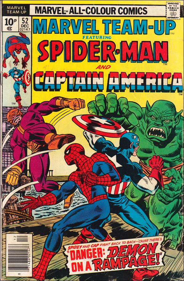 Marvel Team-Up (1972) issue 52-B UK Price Cover