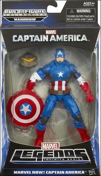 Marvel Legends Infinite: Captain America (Mandroid Series) figure 2 Marvel NOW! Captain America