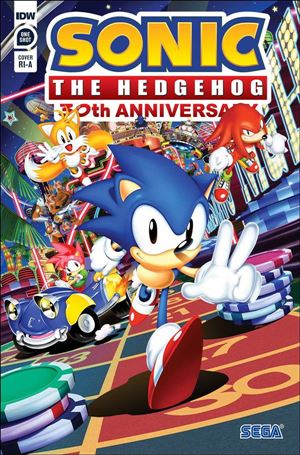 Sonic the Hedgehog 30th Anniversary issue One Shot-C Patrick Spaziante 1:10 Cover