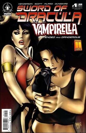 Sword of Dracula/Vampirella: Extended and Dangerous issue 1-B Michael DiPascale Cover