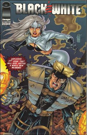 Black & White (1994) issue 1-B Dynamic Forces (signed by Art Thibert) 1/2500