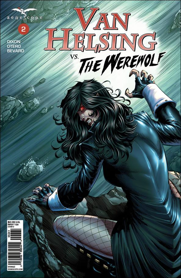 Van Helsing vs the Werewolf issue 2-D Jason Metcalf Cover