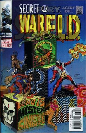 Secret Warriors (2017) issue 8-B Dave Johnson Lenticular Homage Cover