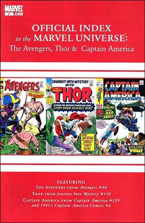 Avengers, Thor & Captain America: Official Index to the Marvel Universe issue 2