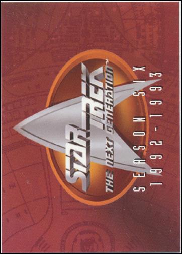 Star Trek: The Next Generation - The Episode Collection Season Six (Base Set) card 533 Mission Chronology