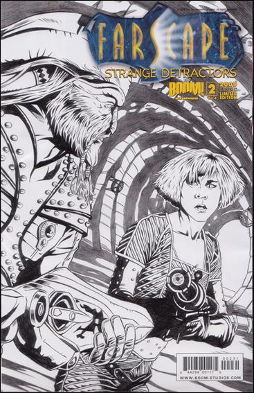 Farscape: Strange Detractors issue 2-D Joe Corroney Black and White Cover