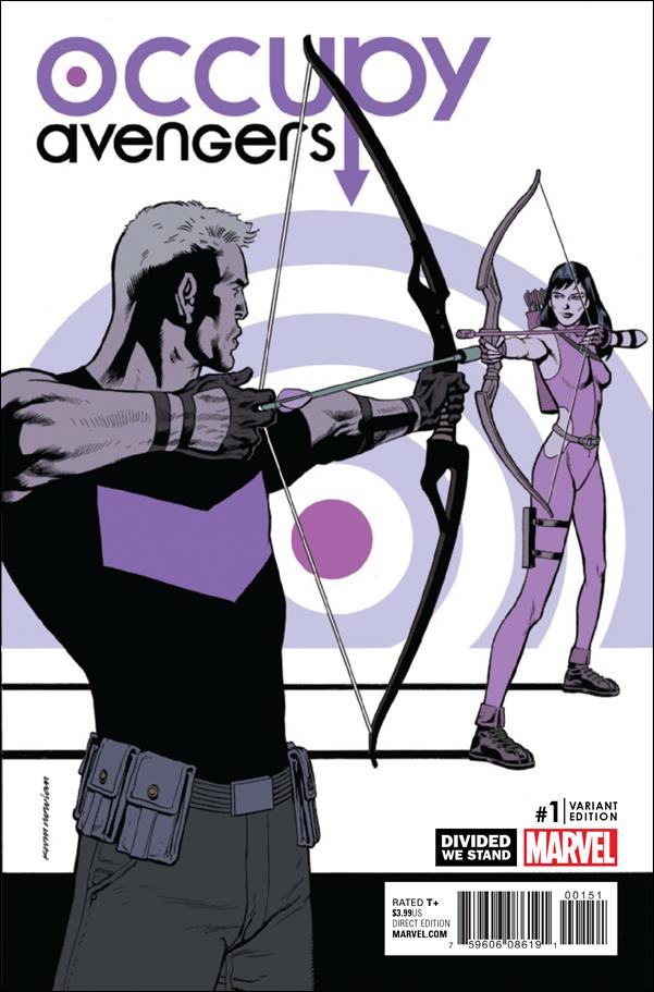 Occupy Avengers issue 1-E Kevin Nowlan Divided We Stand Cover