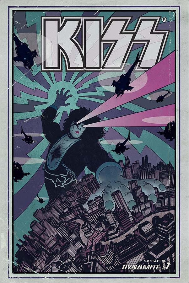 Kiss (2016) issue 7-B Charles Wilson III Cover