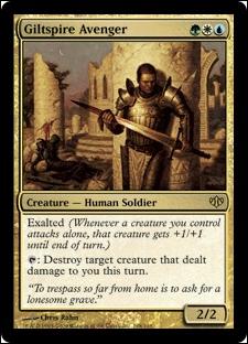Magic the Gathering: Conflux (Base Set) card 108 Giltspire Avenger