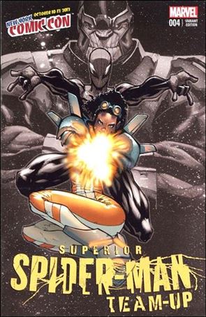 Superior Spider-Man Team-Up issue 4-C Humberto Ramos New York Comic Con Negative Cover