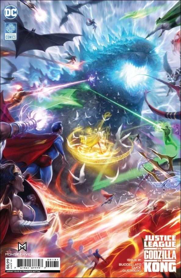 Justice League vs. Godzilla vs. Kong issue 1-C Francesco Mattina Cardstock Cover