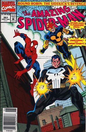 Amazing Spider-Man (1963) issue 357-B Australian Price Cover