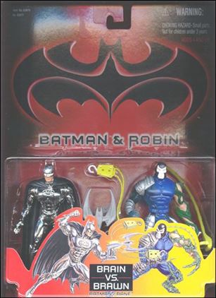 Batman and Robin (Movie) Action Figure 2-Packs figure 3 Batman (Brain) vs Bane (Brawn)
