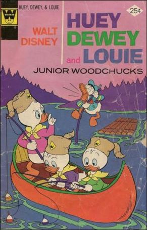 Walt Disney Huey, Dewey and Louie: Junior Woodchucks  issue 33-B Whitman Cover