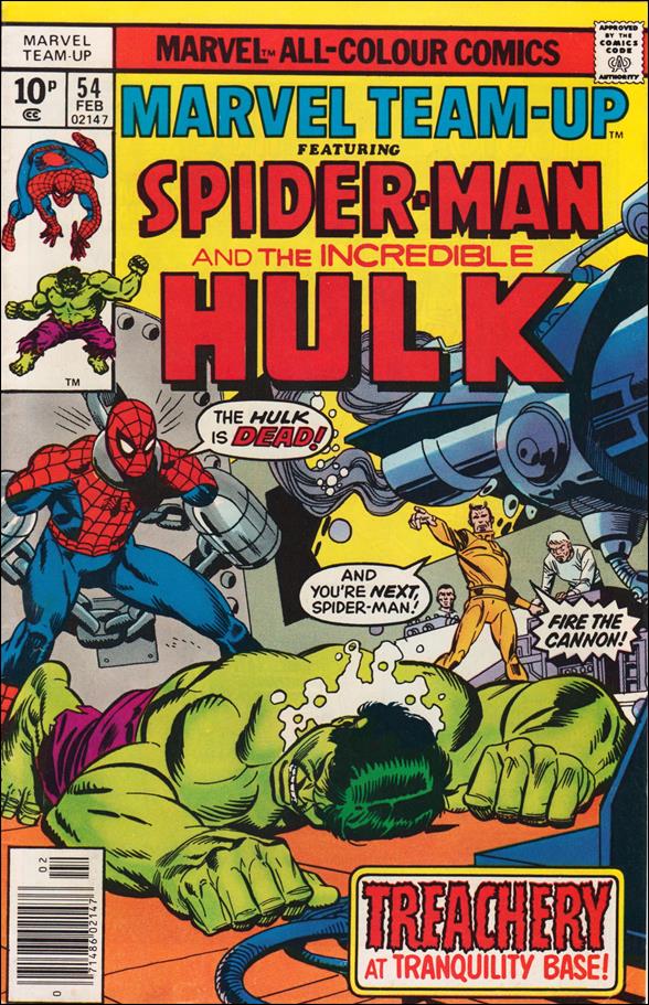 Marvel Team-Up (1972) issue 54-B UK Price Cover