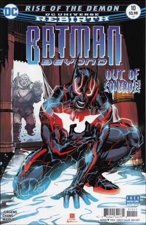 Batman Beyond (2016) issue 10 Bernard Chang Cover