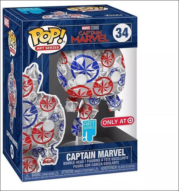 POP! Art Series figure 34 Captain Marvel