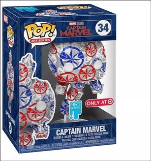 POP! Art Series figure 34 Captain Marvel