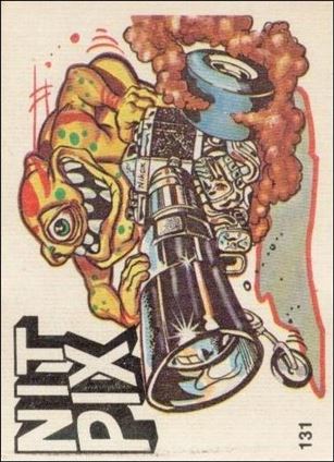 Oddest Odd Rods (Base Set) card 131 Nit Pix (Fan Art on Back)