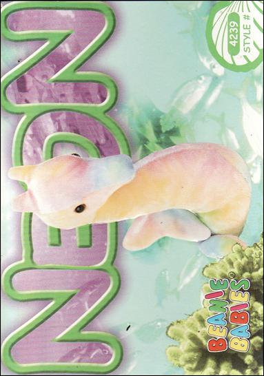 Beanie Babies Series 4 (Base Set) card 212 Neon