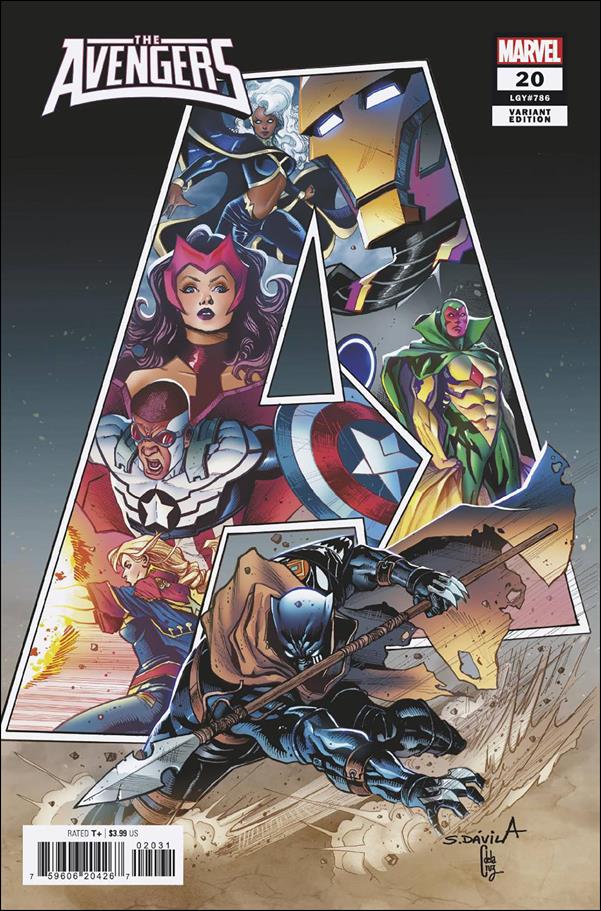 Avengers (2023) issue 20-D Cover by Sergio Davila