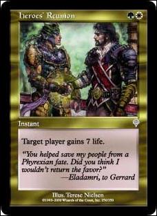 Magic the Gathering: Invasion (Base Set) card 250 Heroes' Reborn