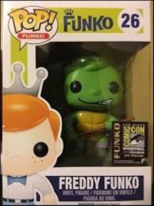 Pop! Funko - Freddy Funko figure 26-B Freddy Funko (TMNT Donatello) SDCC