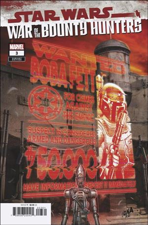 Star Wars: War of the Bounty Hunters issue 3-B David Nakayama Wanted Poster Cover