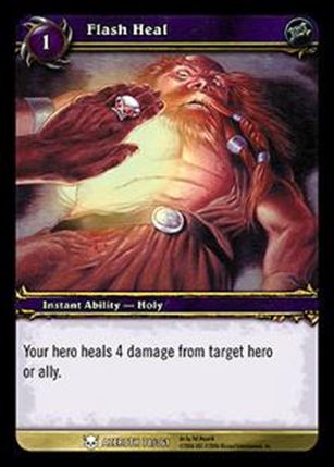 World of Warcraft: Heroes of Azeroth (Base Set) card 78 Flash Heal