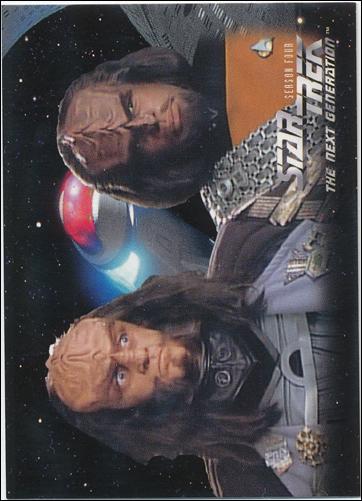 Star Trek: The Next Generation - The Episode Collection Season Four (Base Set) card 321 Mission Chronology