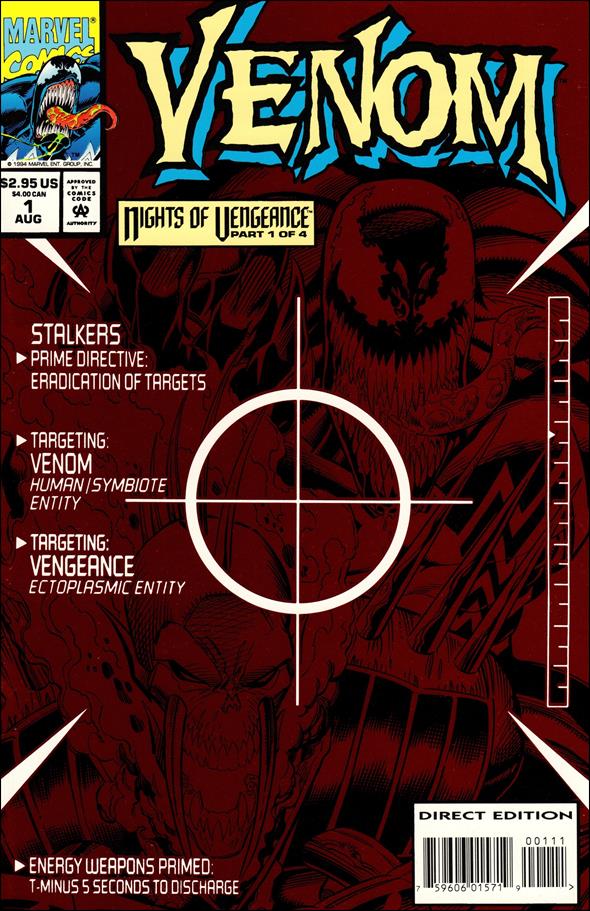 Venom: Nights of Vengeance issue 1 Embossed Foil Cover