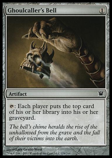 Magic the Gathering: Innistrad (Base Set) card 224 Ghoulcaller's Bell