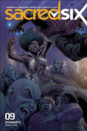 Sacred Six issue 9-B Stephane Roux Cover