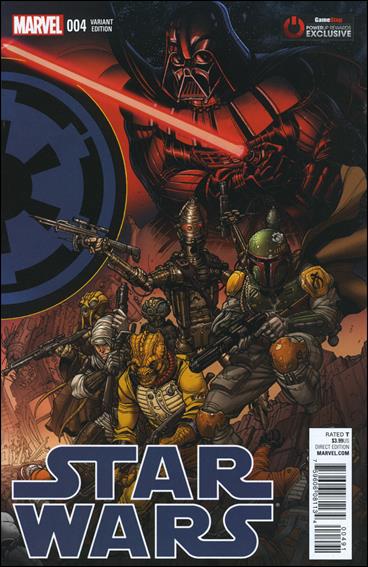 Star Wars (2015) issue 4-K Unbagged N. Bradshaw GameStop PowerUp Empire Cover