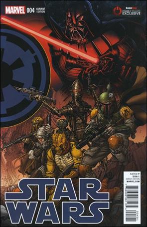 Star Wars (2015) issue 4-K Unbagged N. Bradshaw GameStop PowerUp Empire Cover