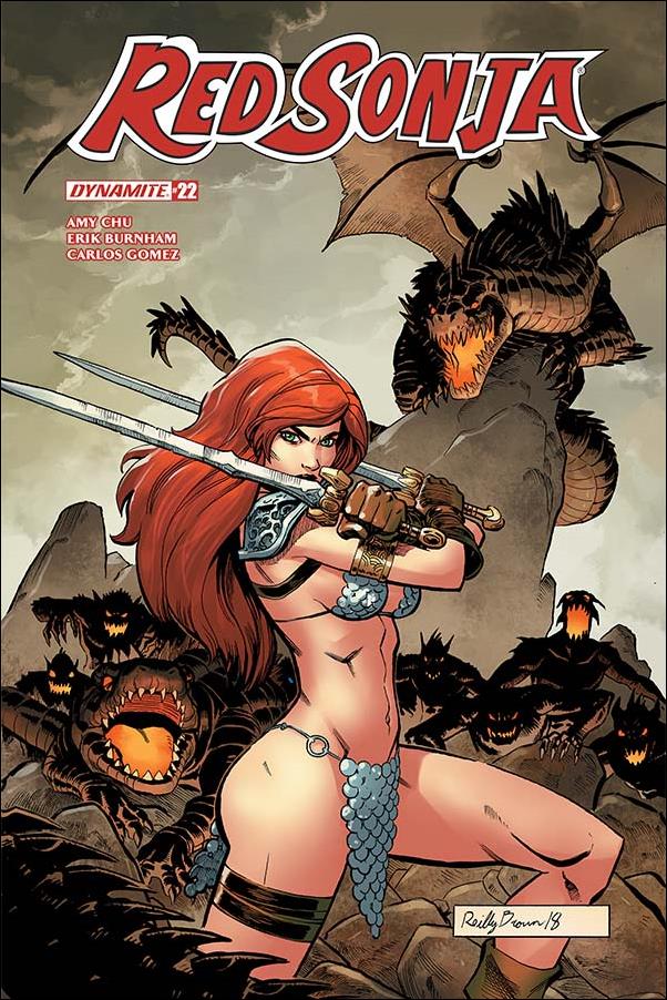 Red Sonja (2017) issue 22-D Reilly Brown Cover