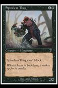 Magic the Gathering: 7th Edition (Base Set) card 164 Spineless Thug