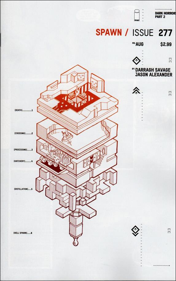 Spawn issue 277-C Jonathan Hickman Cover