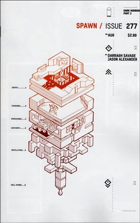 Spawn issue 277-C Jonathan Hickman Cover