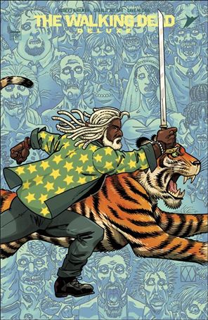 Walking Dead Deluxe issue 117-C Matt Wagner Connceting Cardstock Cover