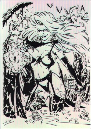 Lady Death All Chromium (NecroChrome Subset) Cover Image 1