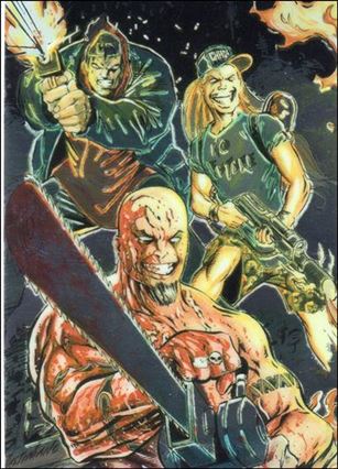 Evil Ernie Series II Chromium: Glow in the Dark (Base Set) card 93 Dead Onez